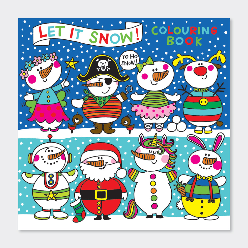 Square colouring book -  Let it snow - Daisy Park