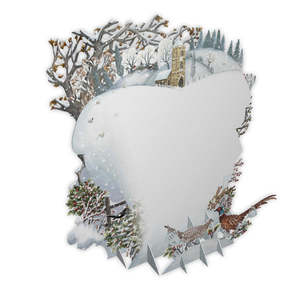 Let it snow 3D Christmas card - Daisy Park