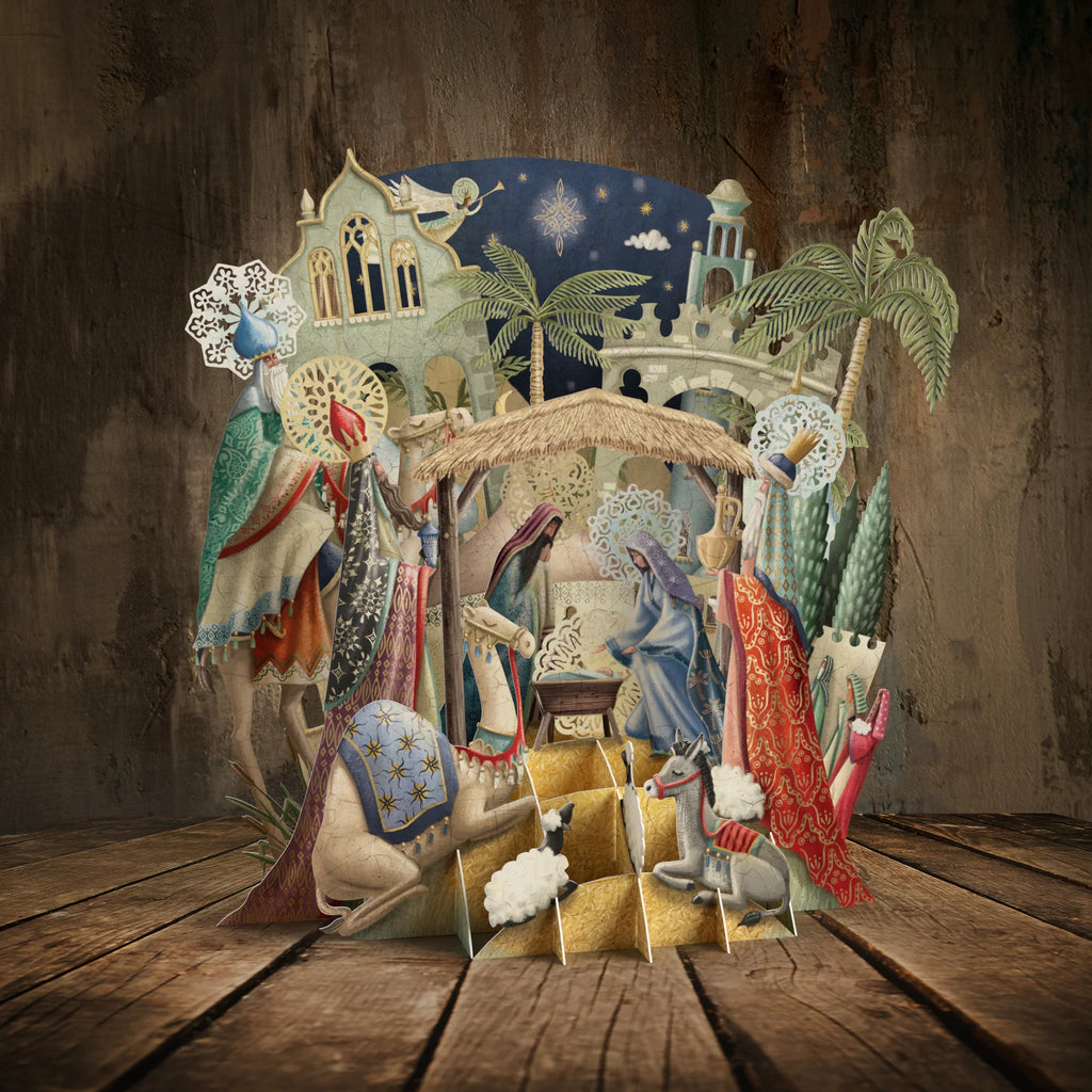 Bethlehem 3D Christmas card - Daisy Park
