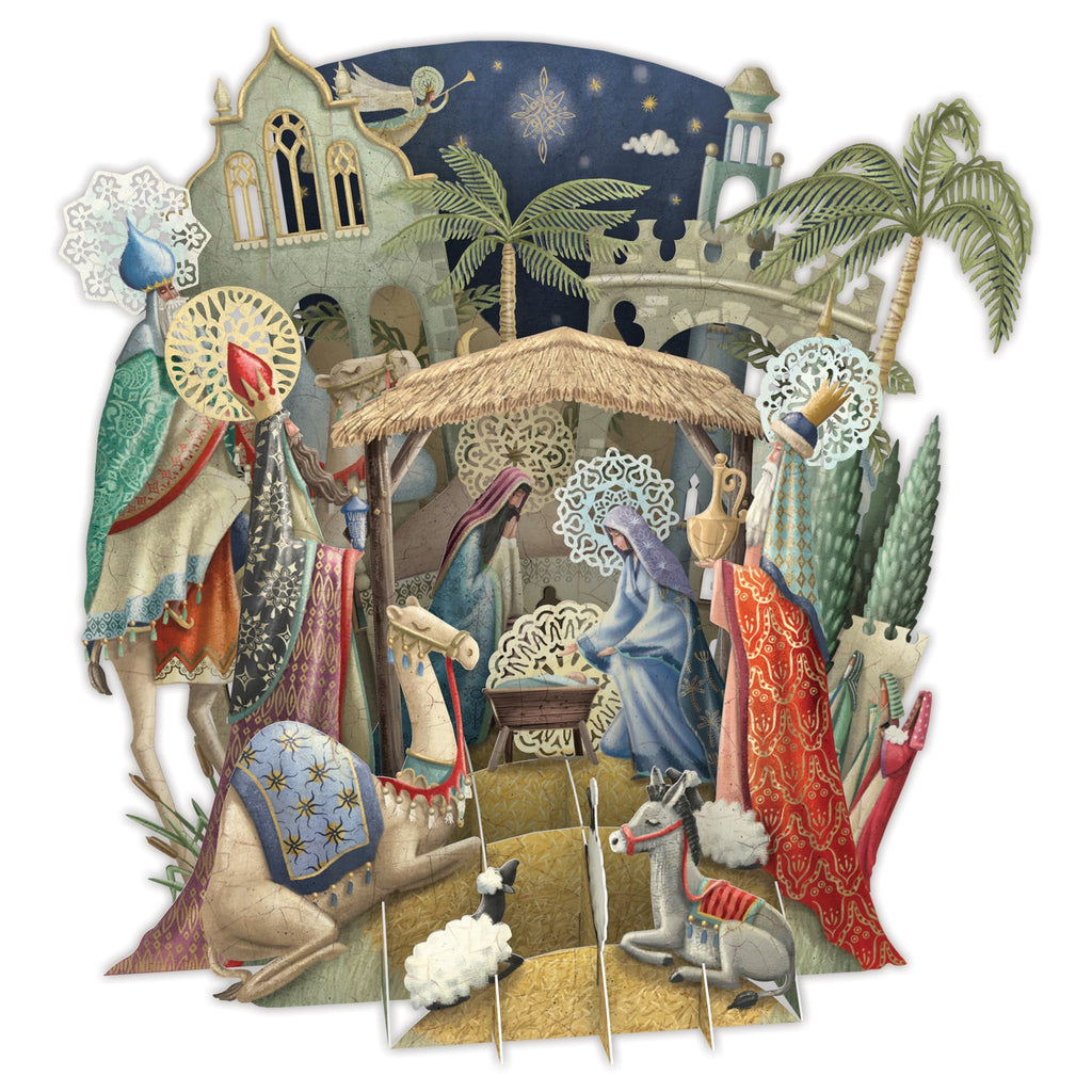 Bethlehem 3D Christmas card - Daisy Park