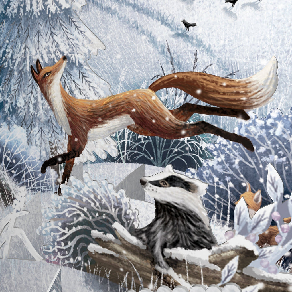 Silent Night 3D Christmas card - Daisy Park