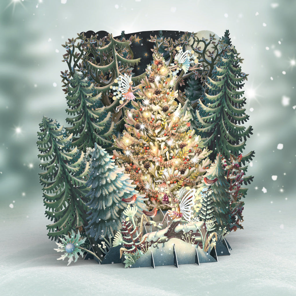Trees 3D Pop up Christmas card - Daisy Park