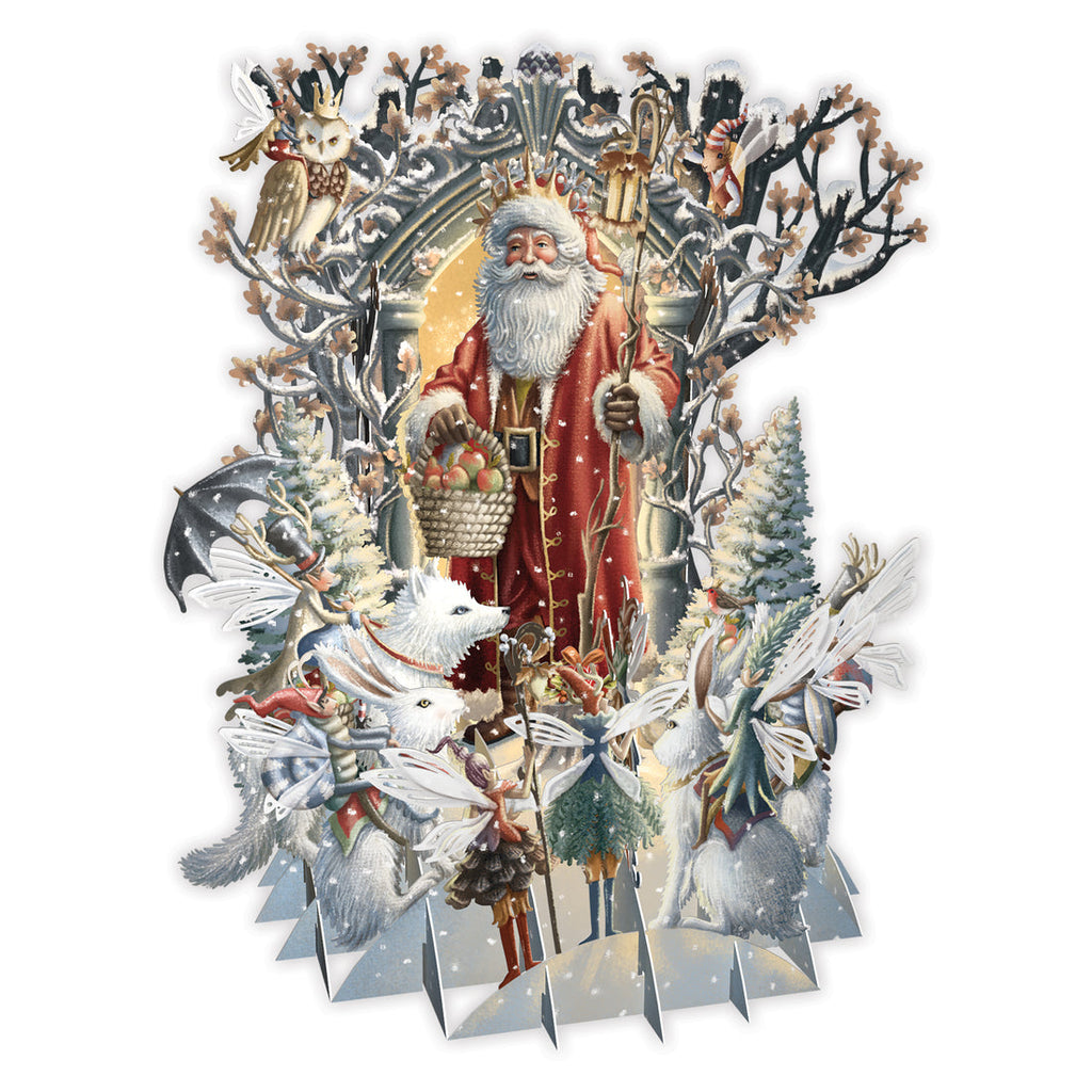 Carol Singers 3D Pop up Christmas card - Daisy Park