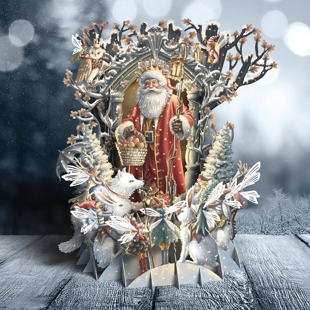 Carol Singers 3D Pop up Christmas card - Daisy Park