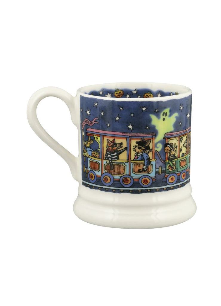 Emma Bridgewater Halloween Ghost Train 1/2 Pint Mug - Daisy Park