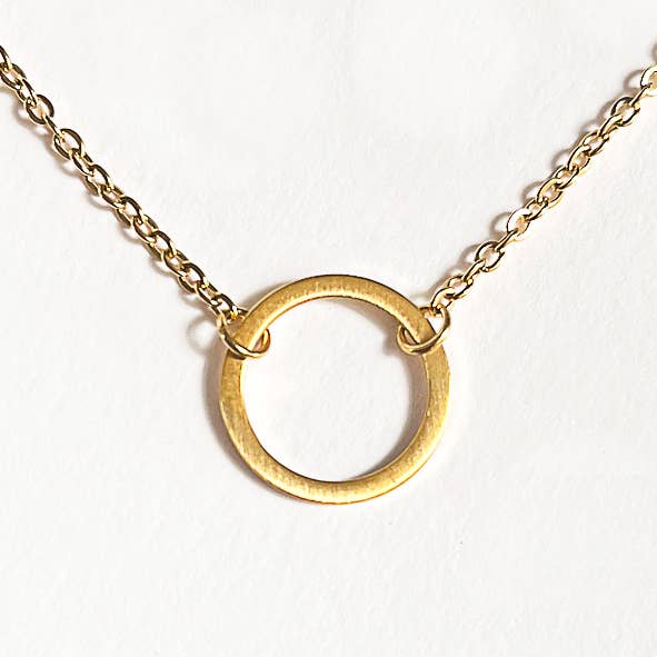 Gold Eternity Necklace - Daisy Park