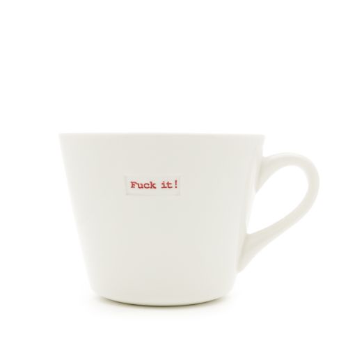 Keith Brymer Jones bucket mug - Fuck it! - Daisy Park