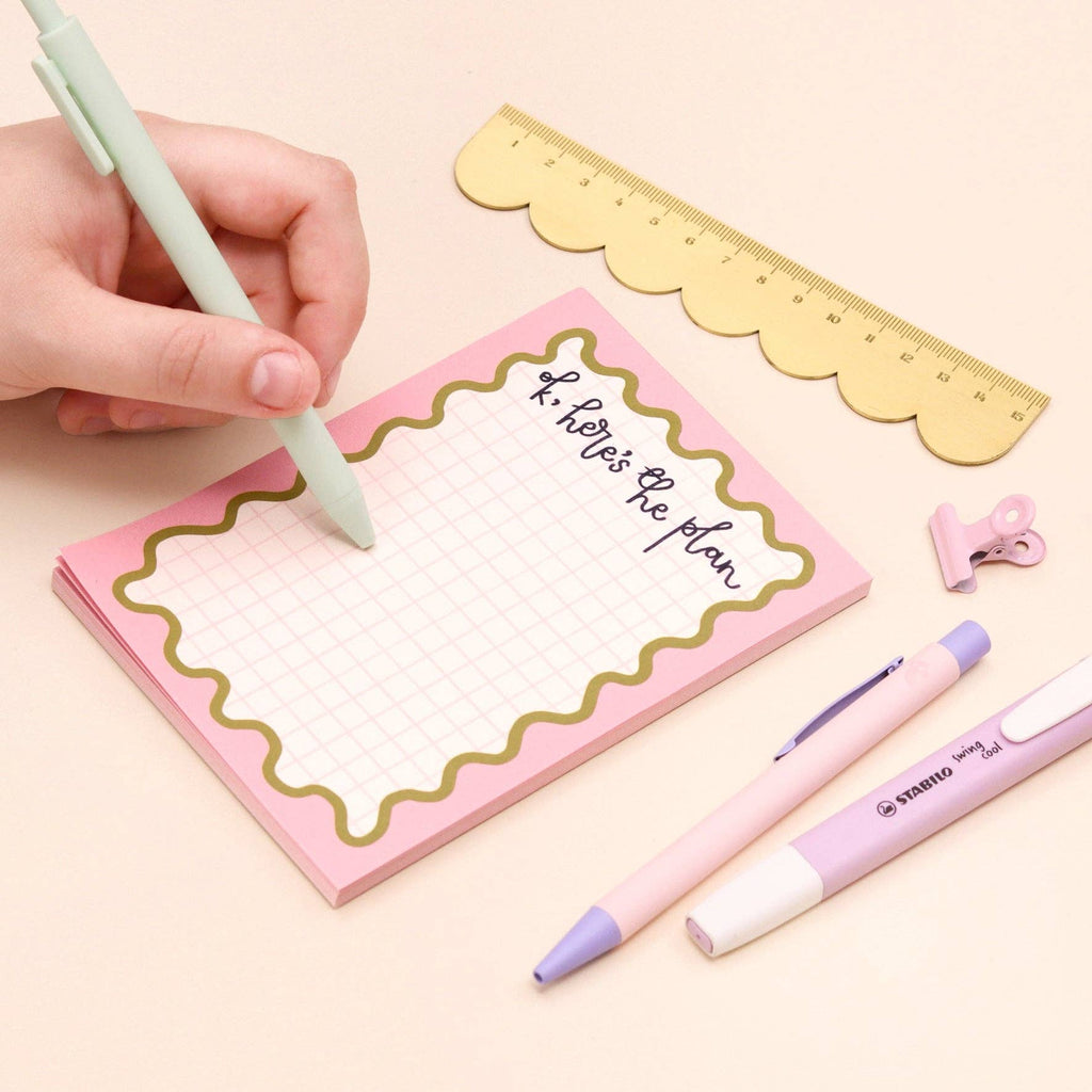 A6 notepad - ok, here's the plan - Daisy Park