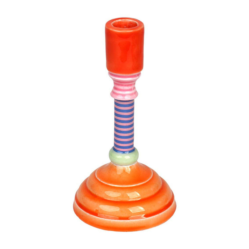 Enamel Candle Holder - 18cm - Daisy Park