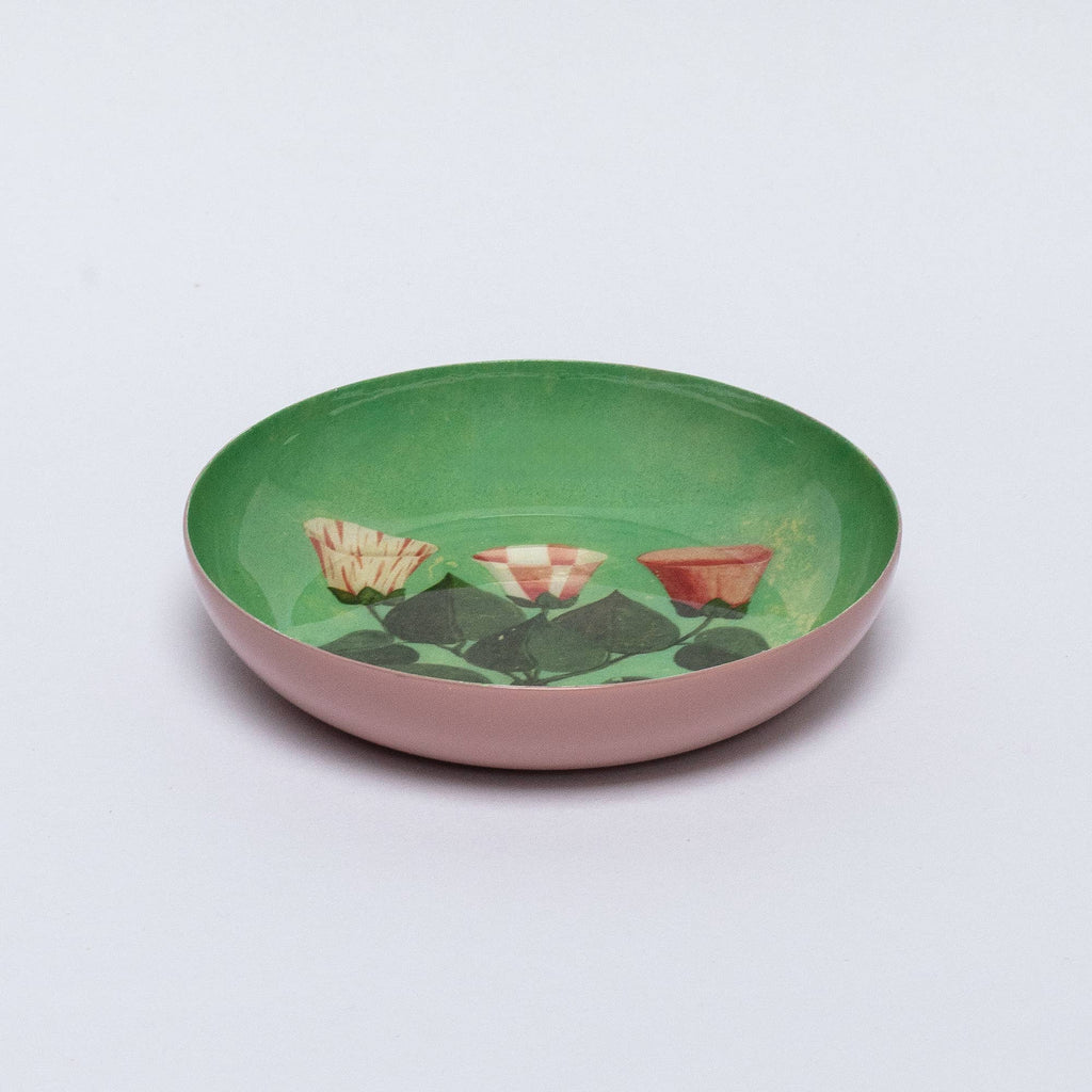 Round Enamel Tray - Festival of Flowers - Daisy Park