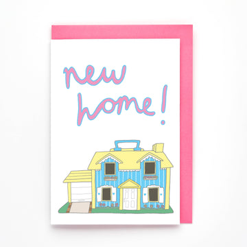 New Home Greeting Card | Toy Dollhouse | Housewarming Card - Daisy Park