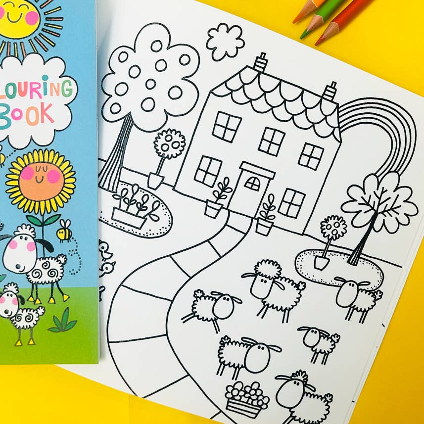 Children's On The Farm Colouring Book - Daisy Park