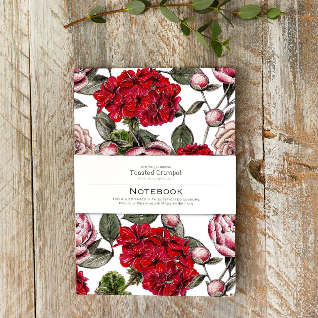 In Full Bloom A5 Lined Notebook - Daisy Park