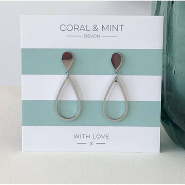 Drop Earrings - Silver - Daisy Park