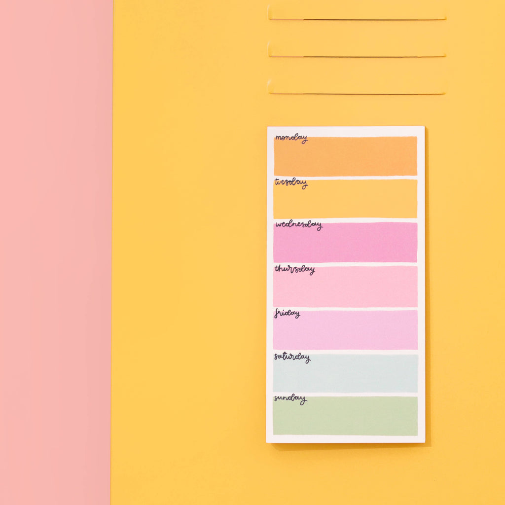To do list - colourful days - Daisy Park