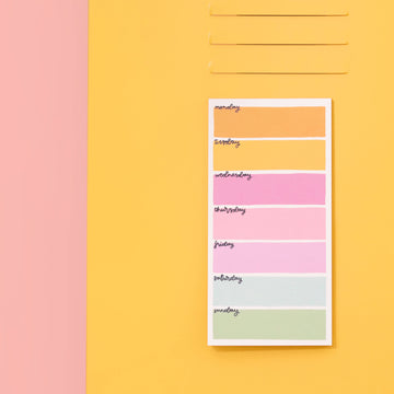 To do list - colourful days - Daisy Park
