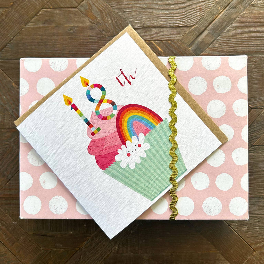 Cupcake 18th Birthday Card - Daisy Park