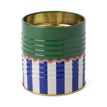 Designworks Ink A Dopo Solid Striped Storage Tin - Daisy Park