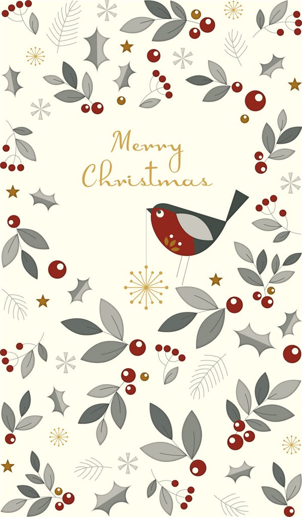 Merry Christmas Robin Christmas card - Daisy Park
