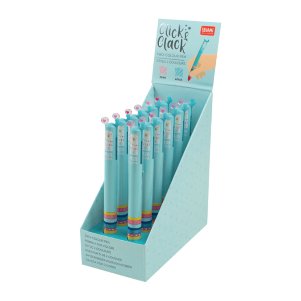 Click & Clack two colour Llama pen - Daisy Park
