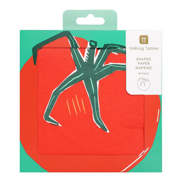 Bon Appetit Tomato Shaped Napkins - 20 Pack - Daisy Park