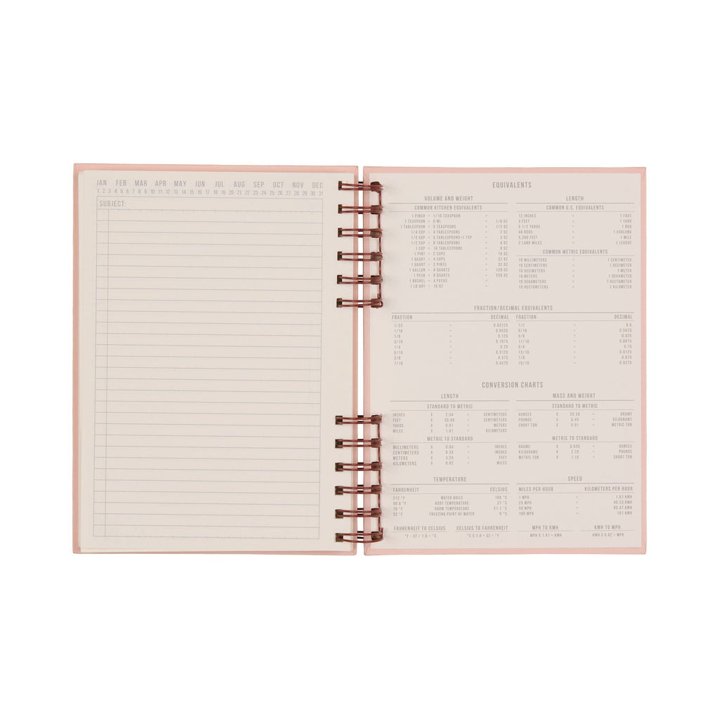 Standard Issue Planner Notebook - Rosewood + Blush - Daisy Park