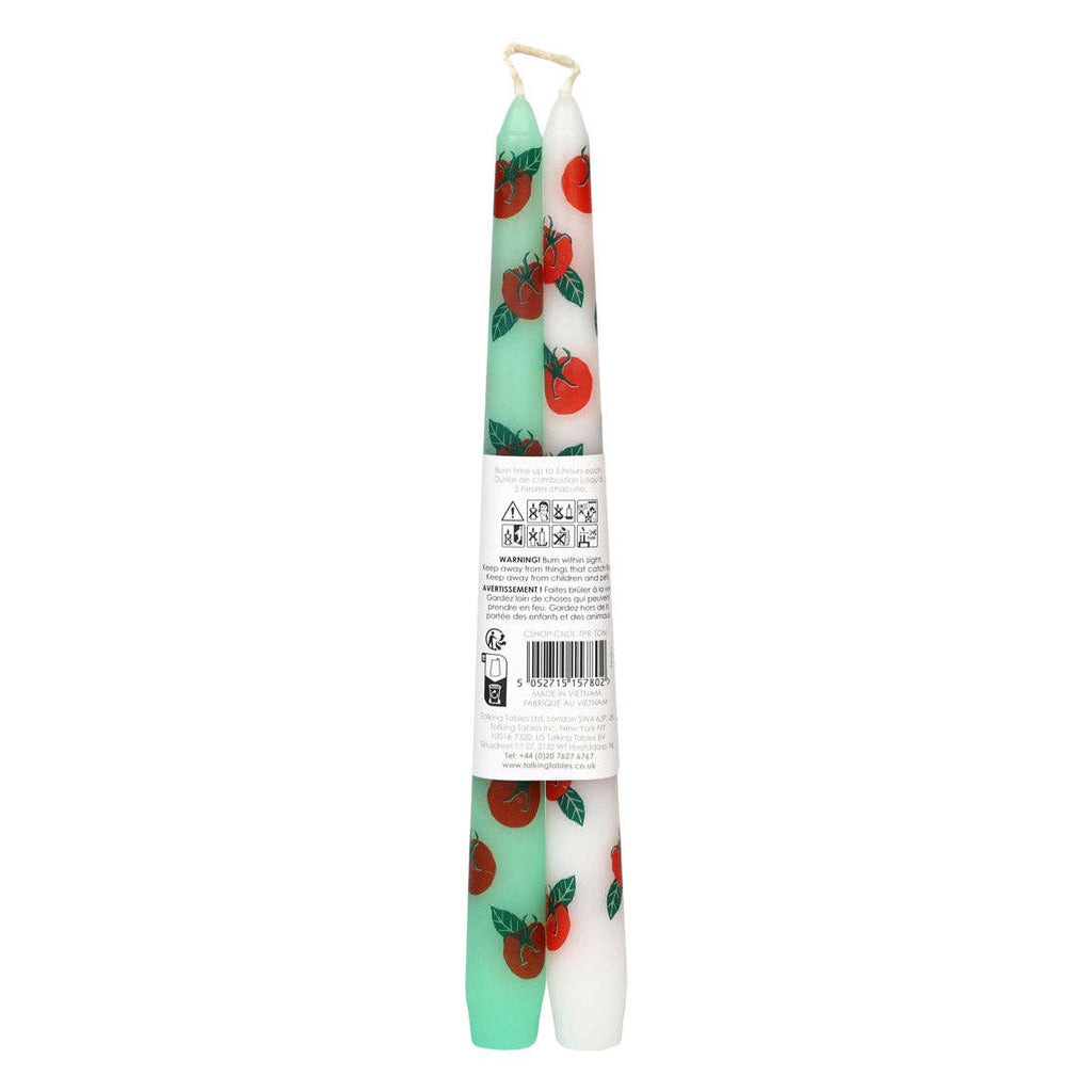 Tomato Taper Dinner Candles - 2 Pack - Daisy Park