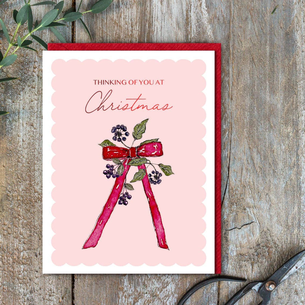Thinking of You at Christmas Card - Daisy Park