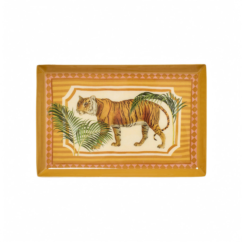 Rectangular Enamel Tray - Tiger - Daisy Park