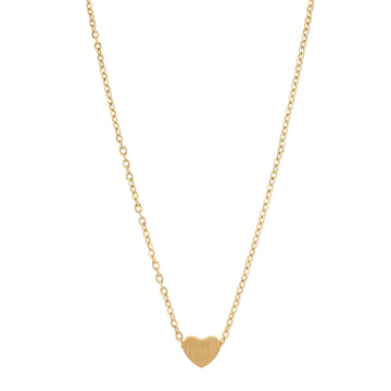 Gold heart Necklace - Daisy Park