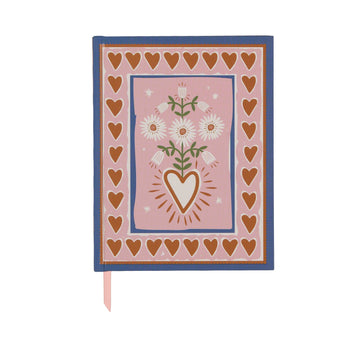 Designworks Ink A Dopo Hearts Journal - Daisy Park