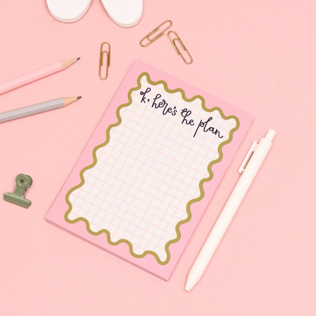 A6 notepad - ok, here's the plan - Daisy Park