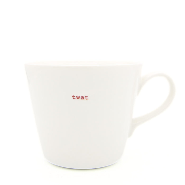 Keith Brymer Jones bucket mug - TWAT - Daisy Park