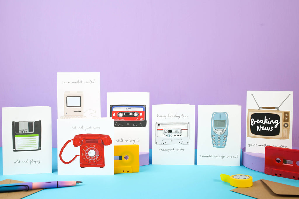 Floppy Disc Birthday Card | Funny Birthday Card | Male Card - Daisy Park