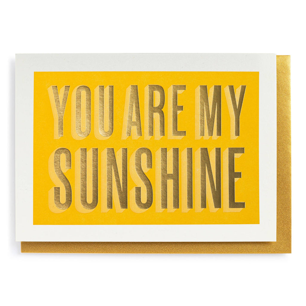 You Are My Sunshine card - Daisy Park