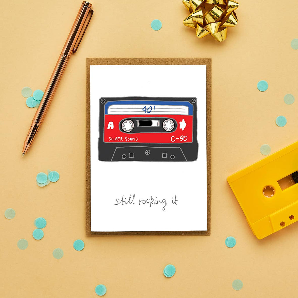 Still Rocking It | 40th Birthday Card | Retro Birthday - Daisy Park