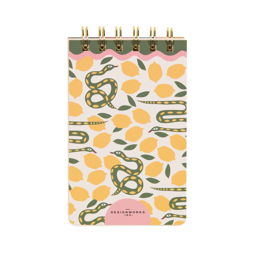 Designworks Ink A Dopo Snake Twin Wire Notepad - Daisy Park