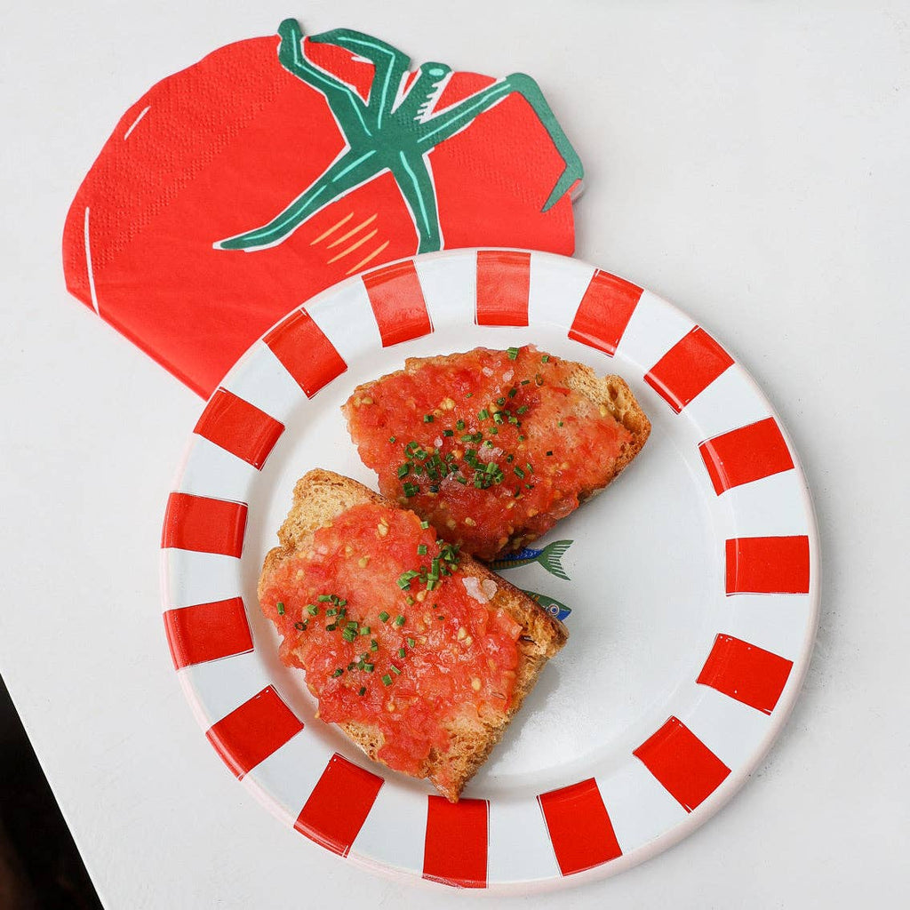 Bon Appetit Tomato Shaped Napkins - 20 Pack - Daisy Park