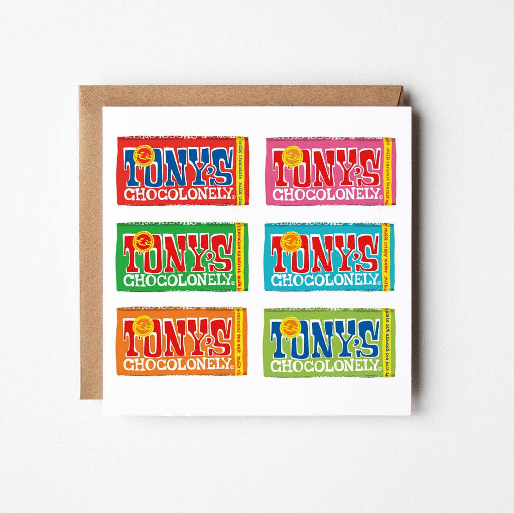 Chocolonely - blank greetings card - Daisy Park