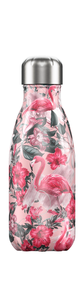 Chilly's 260ml 3d Tropical Flamingo insulated bottle - Daisy Park