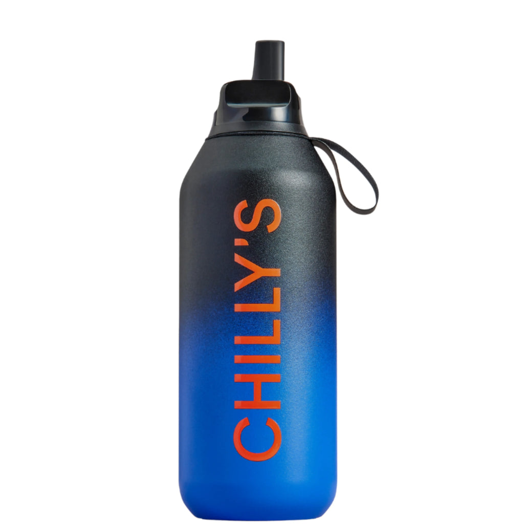 Chilly's Series 2 500ml Flip Midnight Bottle - Daisy Park