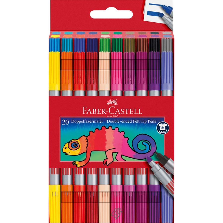 Faber-Castell Double fibre-tip pen set 20 - Daisy Park