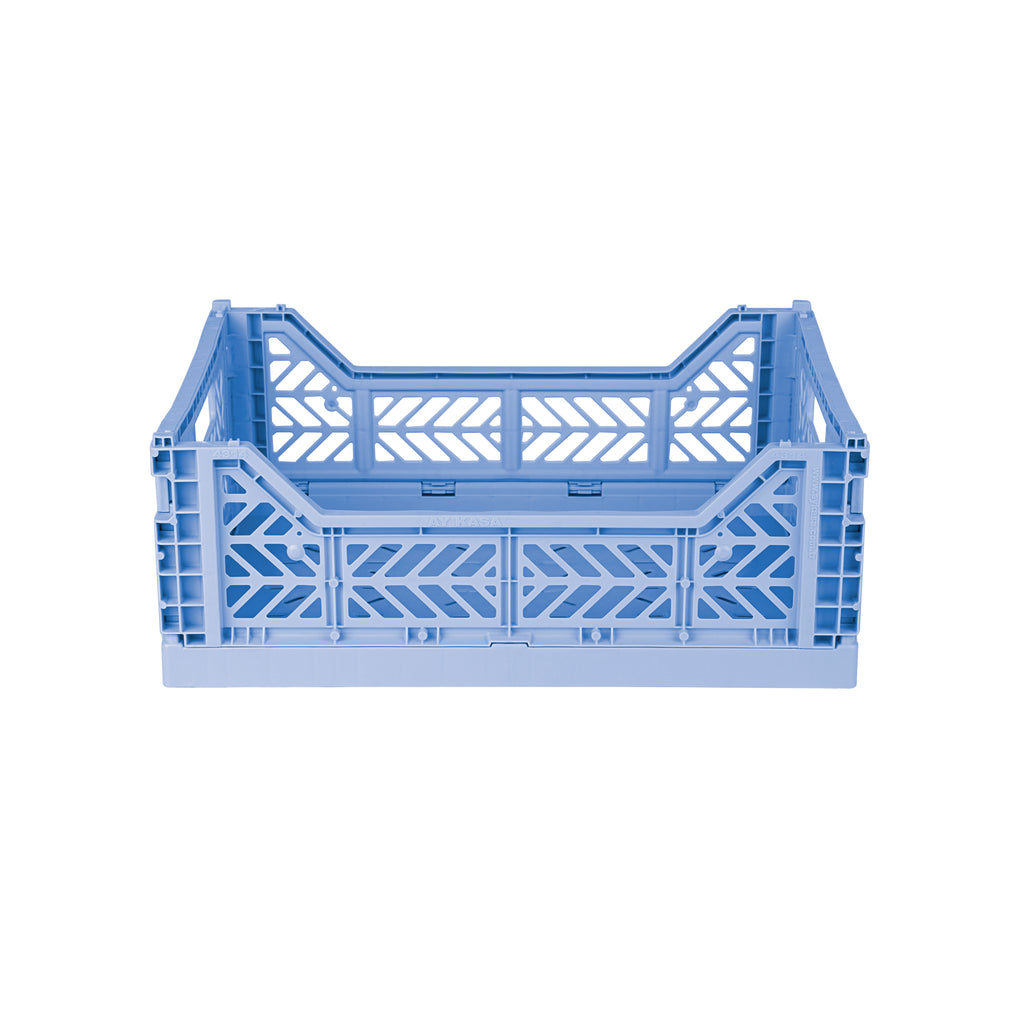 Midi folding crate baby blue - Daisy Park
