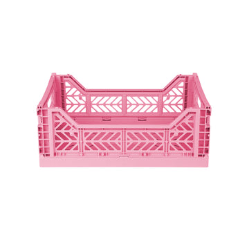 Midi folding crate baby pink - Daisy Park