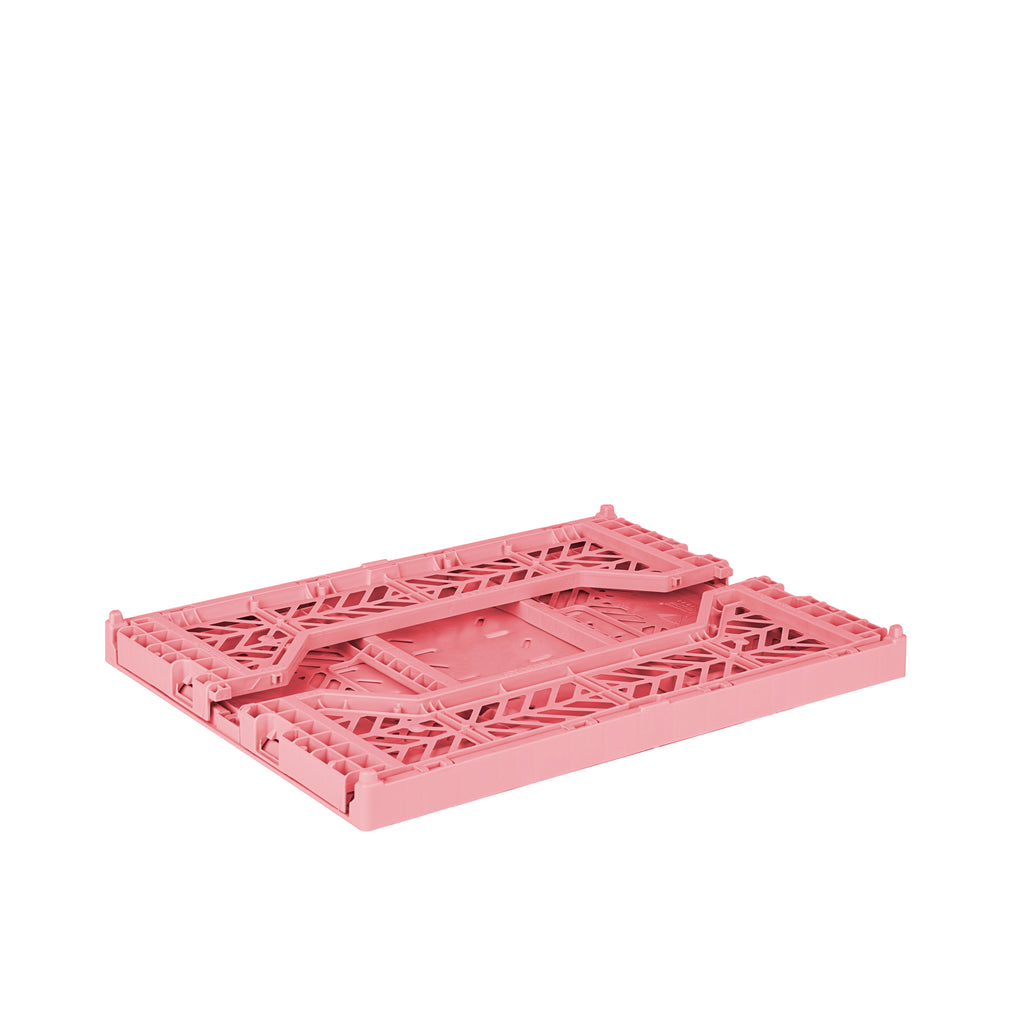 Midi folding crate baby pink - Daisy Park