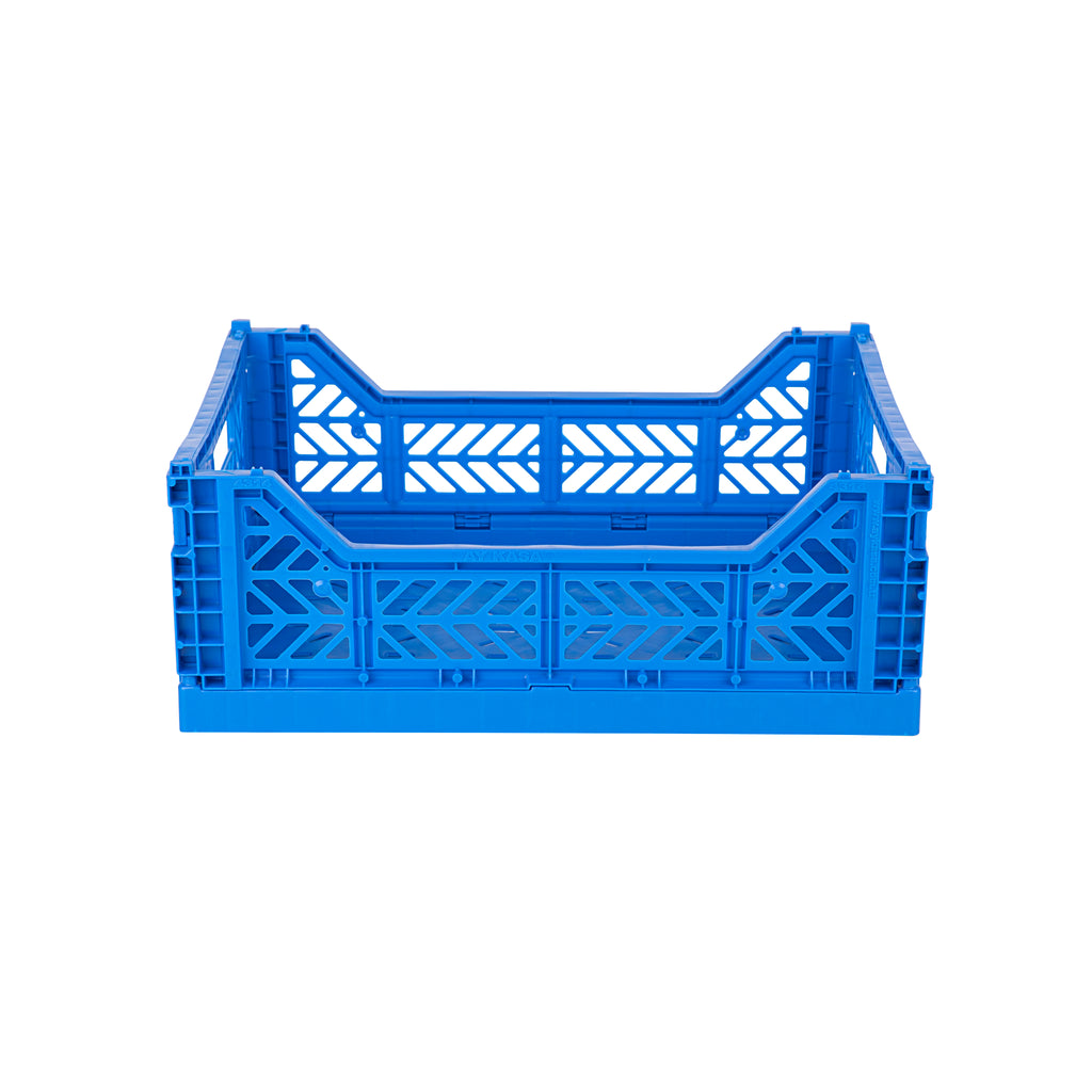 Midi folding crate blue - Daisy Park