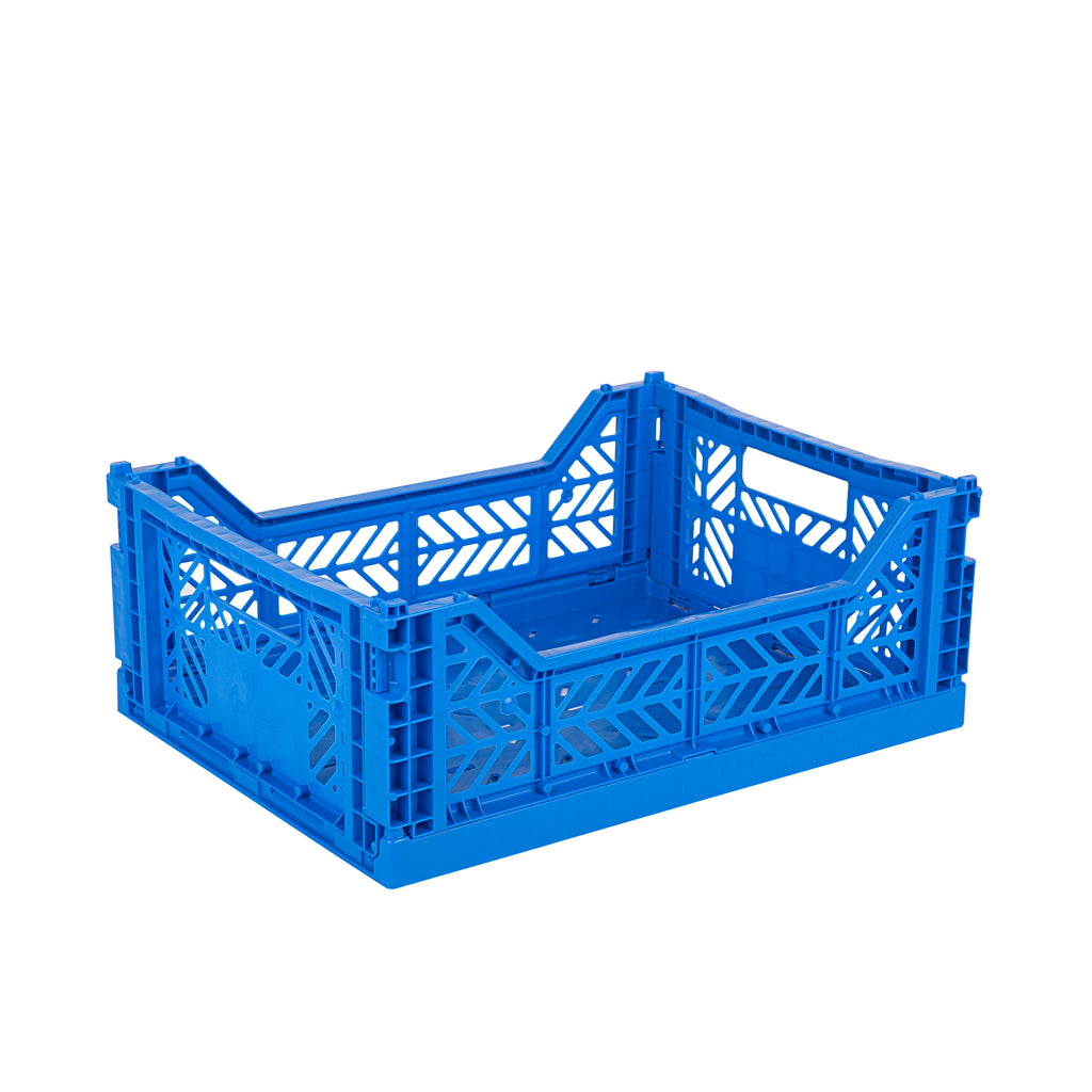 Midi folding crate blue - Daisy Park