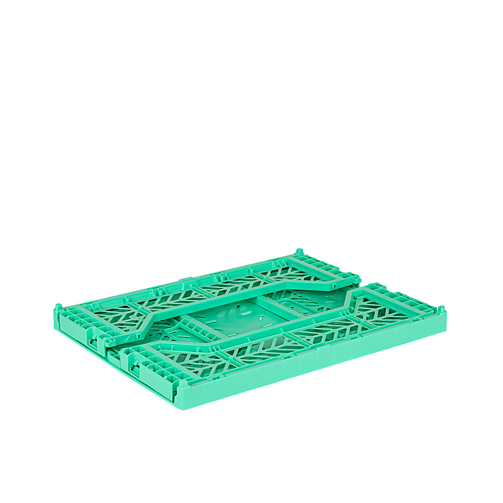 Midi folding crate mint - Daisy Park