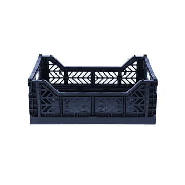 Midi folding crate navy - Daisy Park