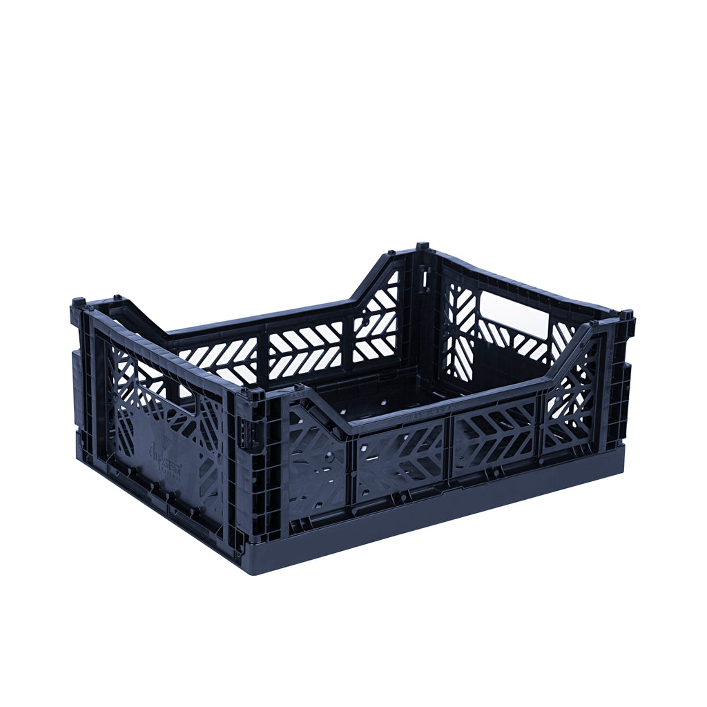 Midi folding crate navy - Daisy Park